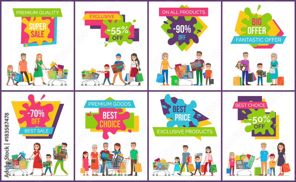 Super Sale Fantastic Offer Vector Illustration Super Sale Fantastic Offer Vector Illustration