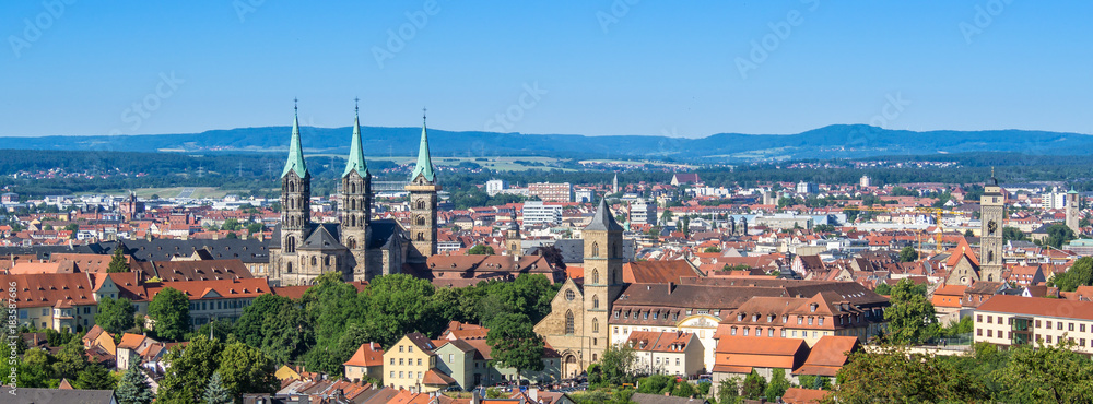 Panorama von Bamberg in Franken