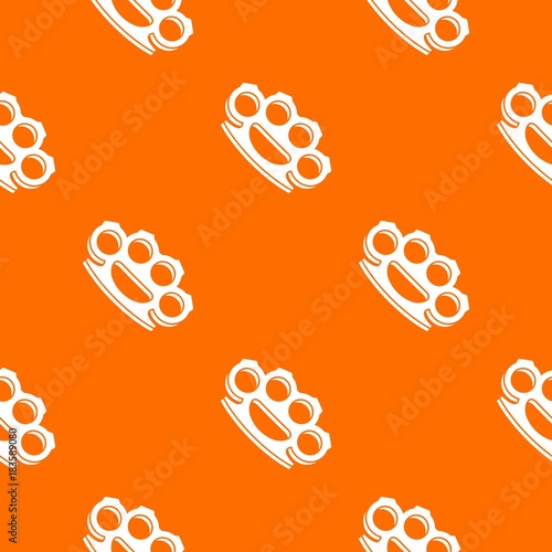 Brass knuckles pattern seamless