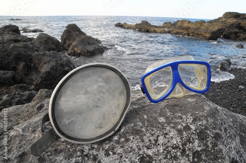 Vintage Diving Mask l