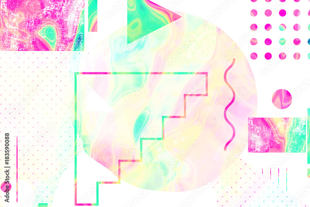 Original background with simple geometric shapes Original background with simple geometric shapes
