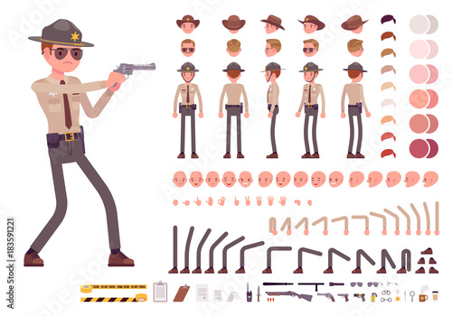 Sheriff character creation set