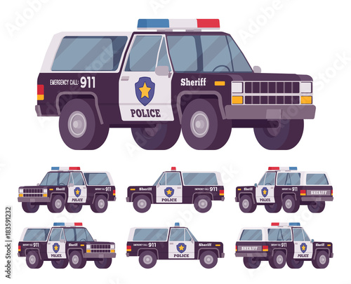 Sheriff off-road car