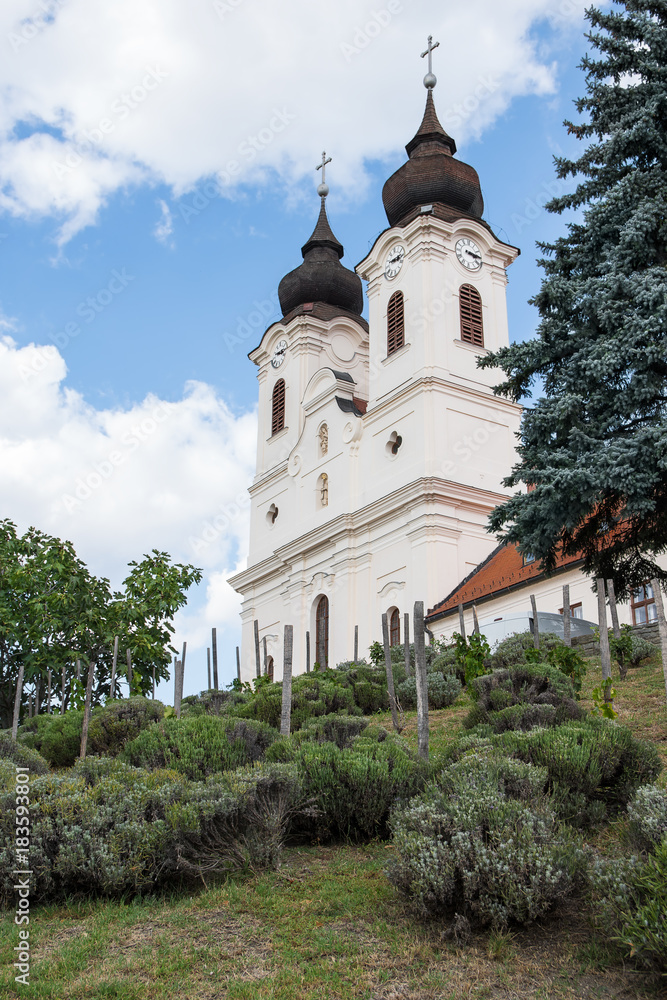 Tihany Abbey near Lake Balaton, Hungary