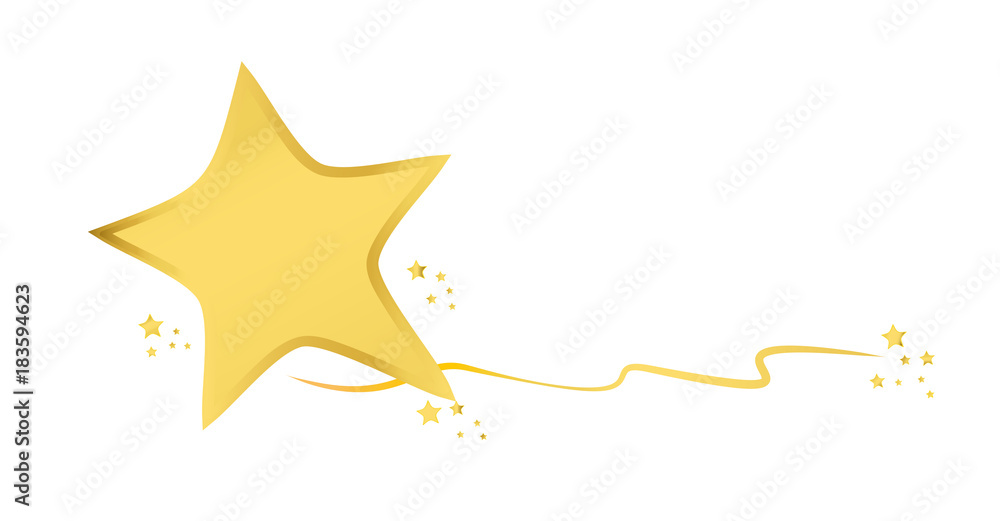 Obraz premium goldener stern