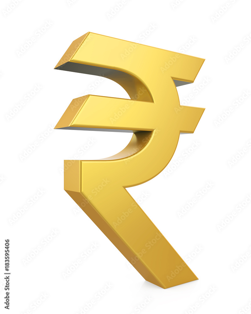 Rupee Currency Icon Isolated Rupee Currency Icon Isolated