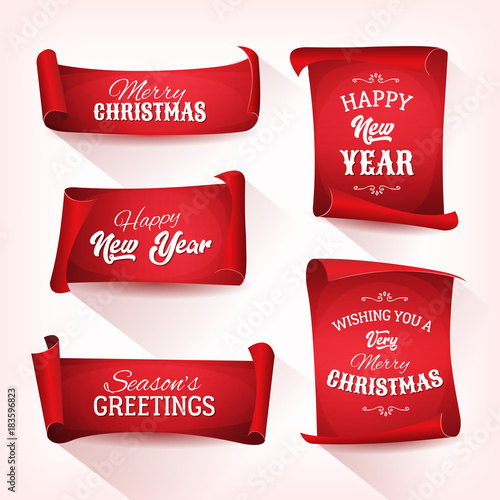 Collection of Christmas Parchment Scroll