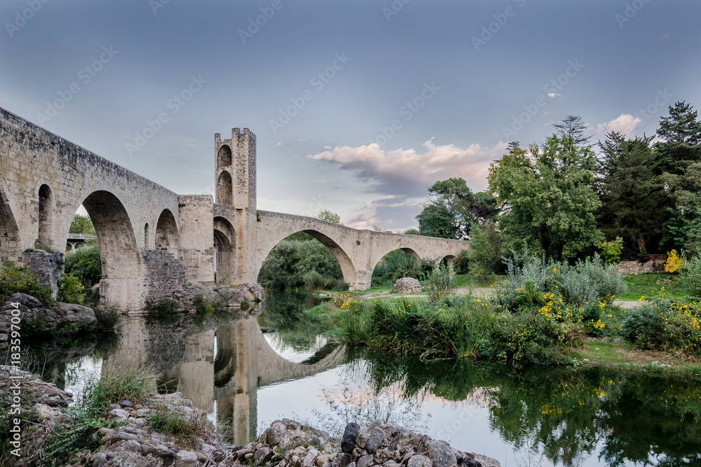 Bridge of Besalu, Gerona, Spain