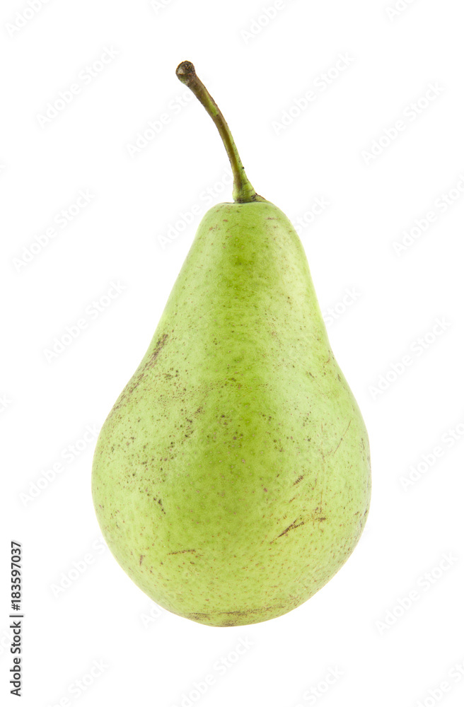 pear isolated on white background closeup pear isolated on white background closeup