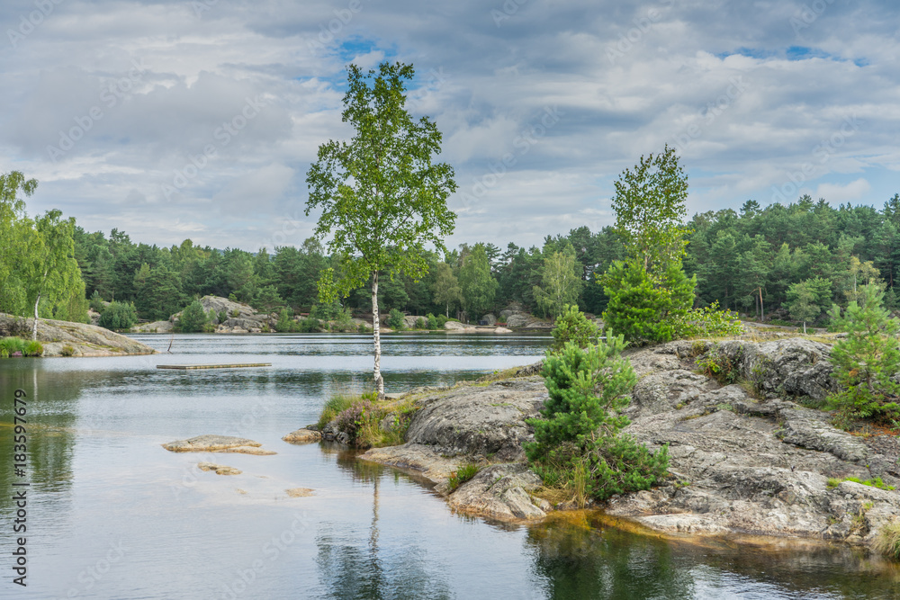 Obraz premium Norway lake