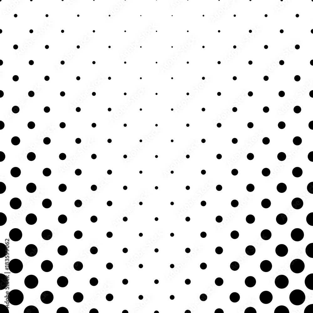 Abstract black and white dot pattern - geometric simple vector background graphic design from circles Abstract black and white dot pattern - geometric simple vector background graphic design from circles