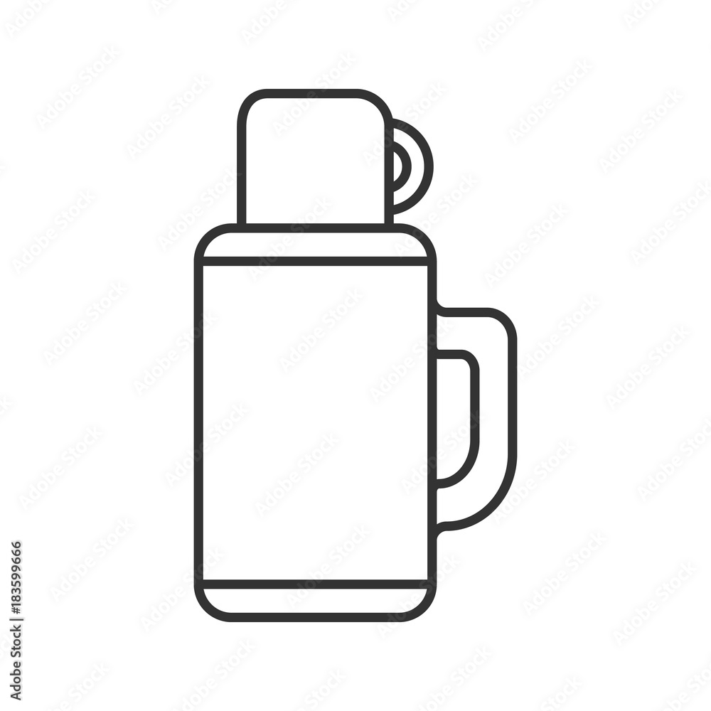 Thermos linear icon Thermos linear icon