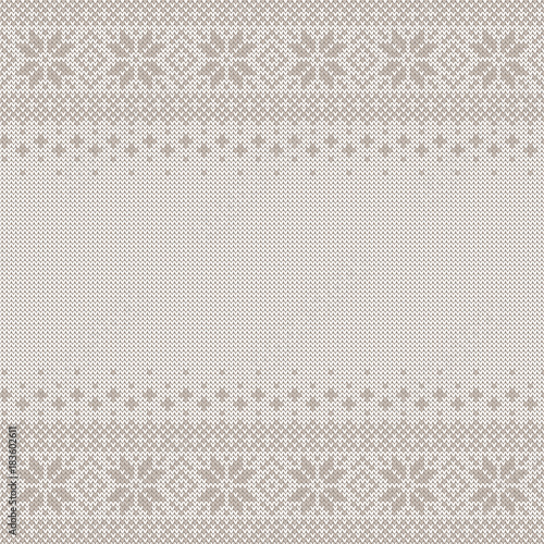 Knitted seamless background with copyspace.