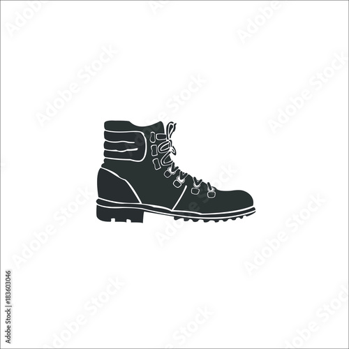 men's shoes icon. Vector Illustration