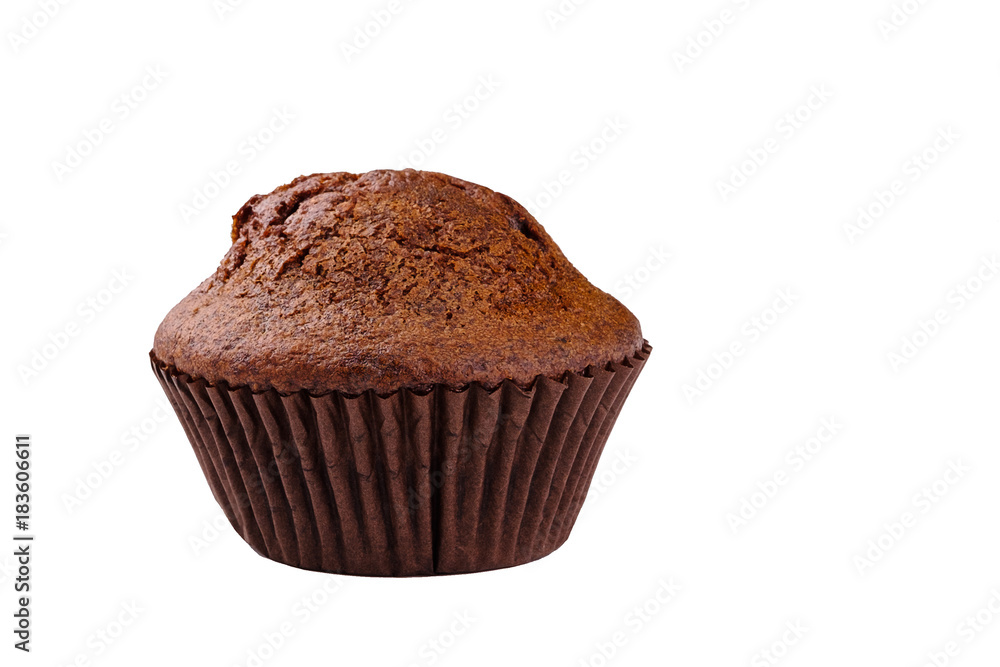 Muffin cupcake isolated on white Muffin cupcake isolated on white