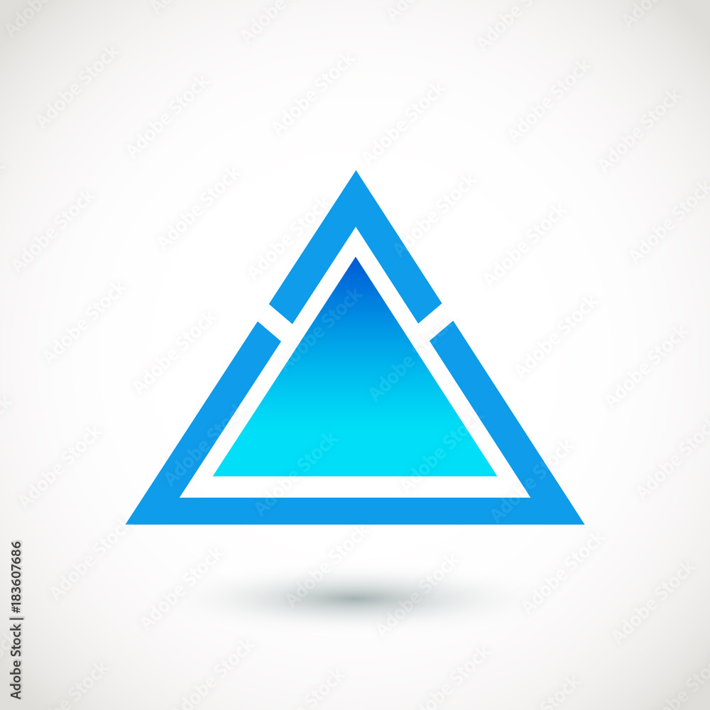 Abstract logo triangle. Vector Abstract logo triangle. Vector
