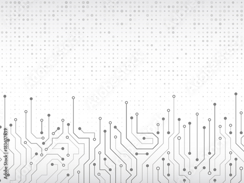 High-tech technology background texture. Circuit board vector illustration.