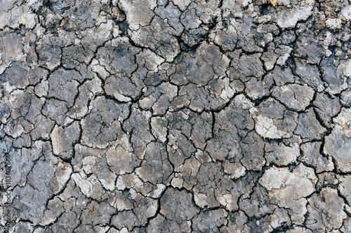  Crack soil texture background.
