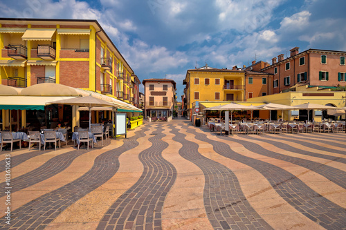 Town of Lazise streetscape view