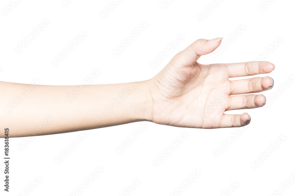 hand holding something like a bottle or can hand holding something like a bottle or can