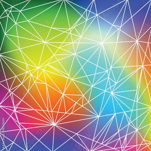 Colorful triangles background