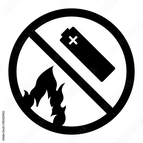 Warning sign vector