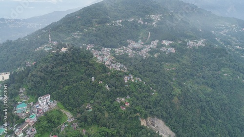 Inde Sikkim Gangtok vue du ciel
