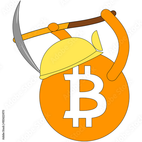 vector bitcoin mining sketch