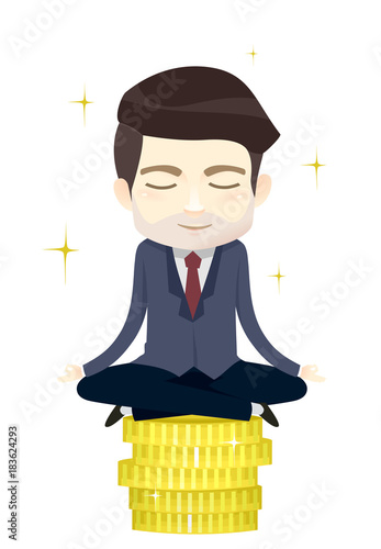 Man Money Mantra Illustration