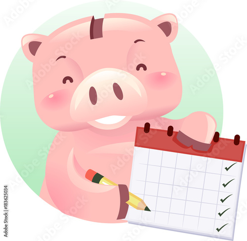 Piggy Bank Robot Mascot Wee...