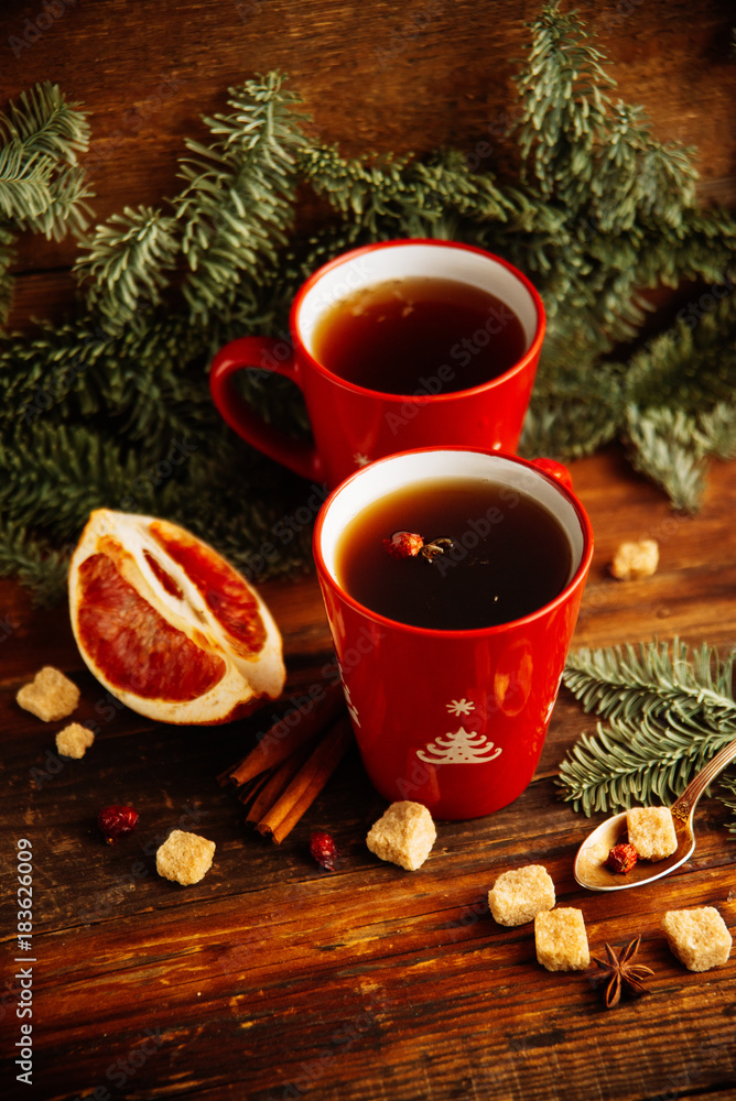 hot lemon honey tea warming drink scarf cozy autumn leaves hot lemon honey tea warming drink scarf cozy autumn leaves