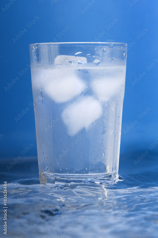 Glass of dringking water Glass of dringking water