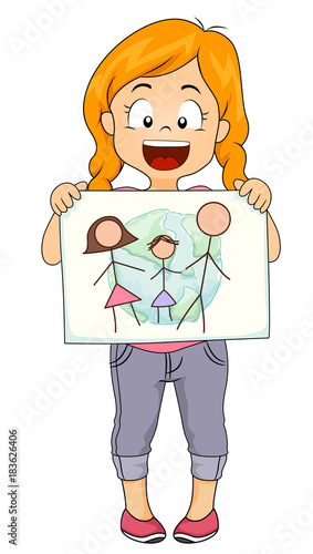 Kid Girl Preschool Draw Our...
