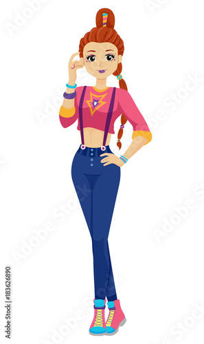 Teen Girl K Pop Fashion