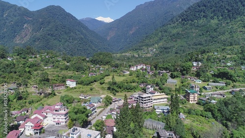 Inde Sikkim Yuksom vue du ciel