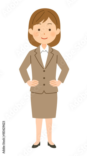 スーツの女性