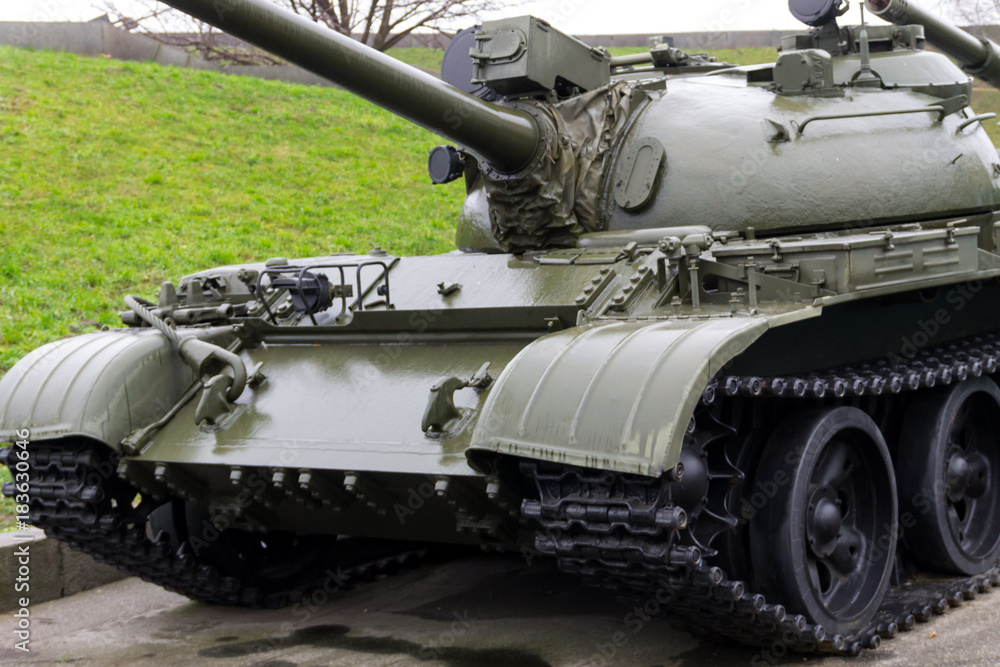 Armored tank in National Museum of the History of Ukraine in the Second World War. Memorial complex in Kiev, Ukraine Armored tank in National Museum of the History of Ukraine in the Second World War. Memorial complex in Kiev, Ukraine