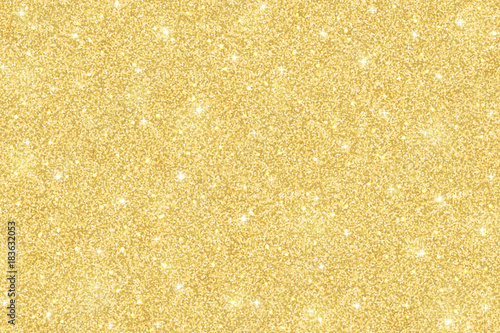 Pale gold glitter background, horizontal texture