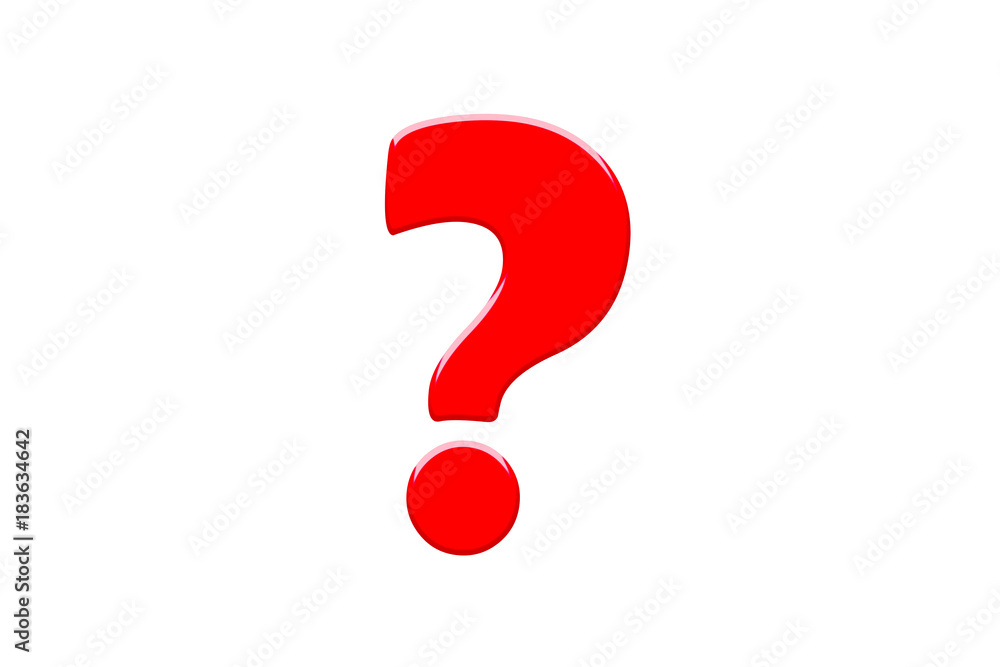 Red Question Mark Icon Red Question Mark Icon