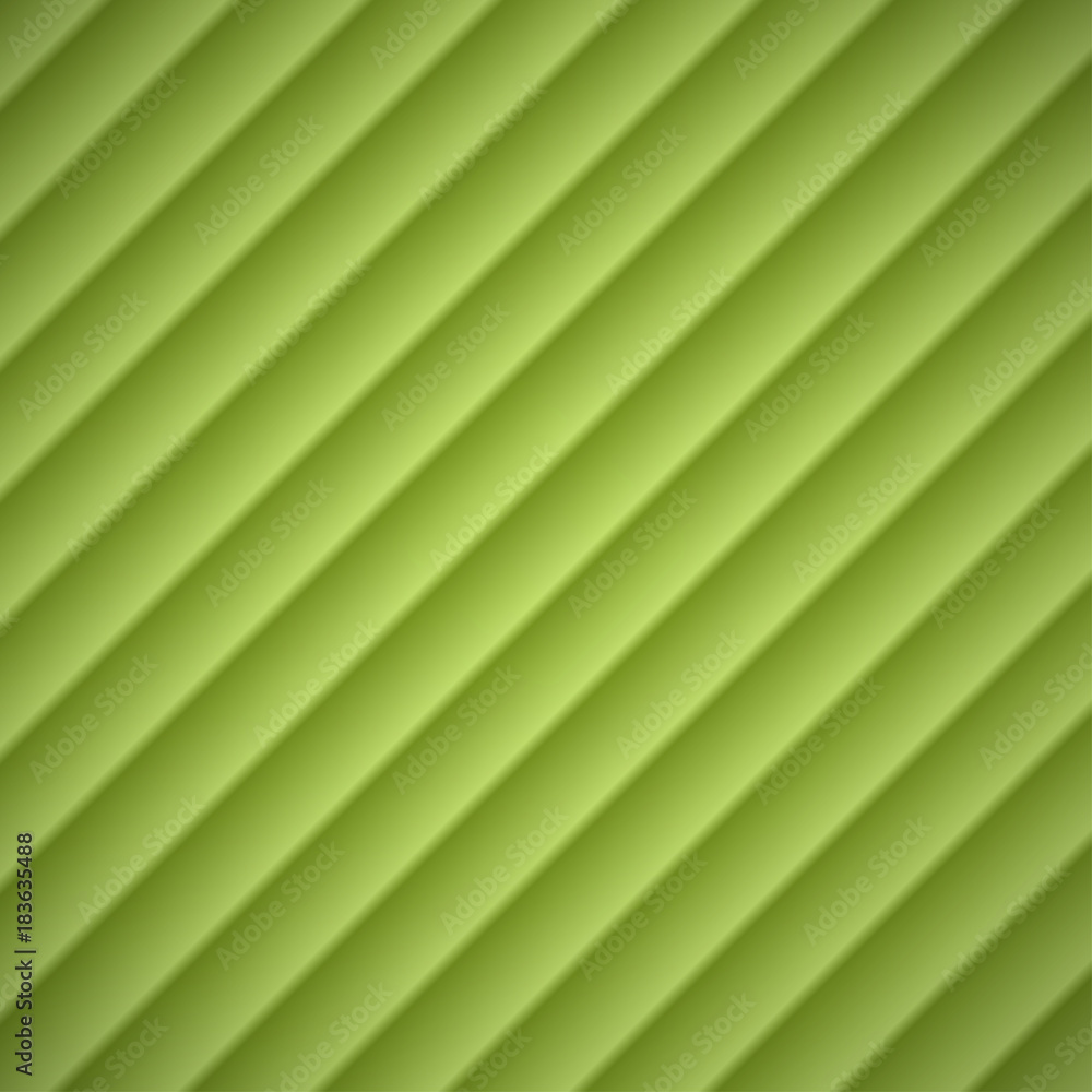 Obraz premium abstract green lined embossed shadow background vector