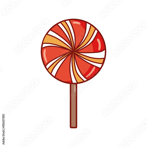 sweet spiral lollipop caramel candy