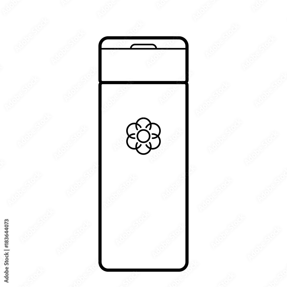 Shampoo. Baby icon on a white background, line design. Shampoo. Baby icon on a white background, line design.