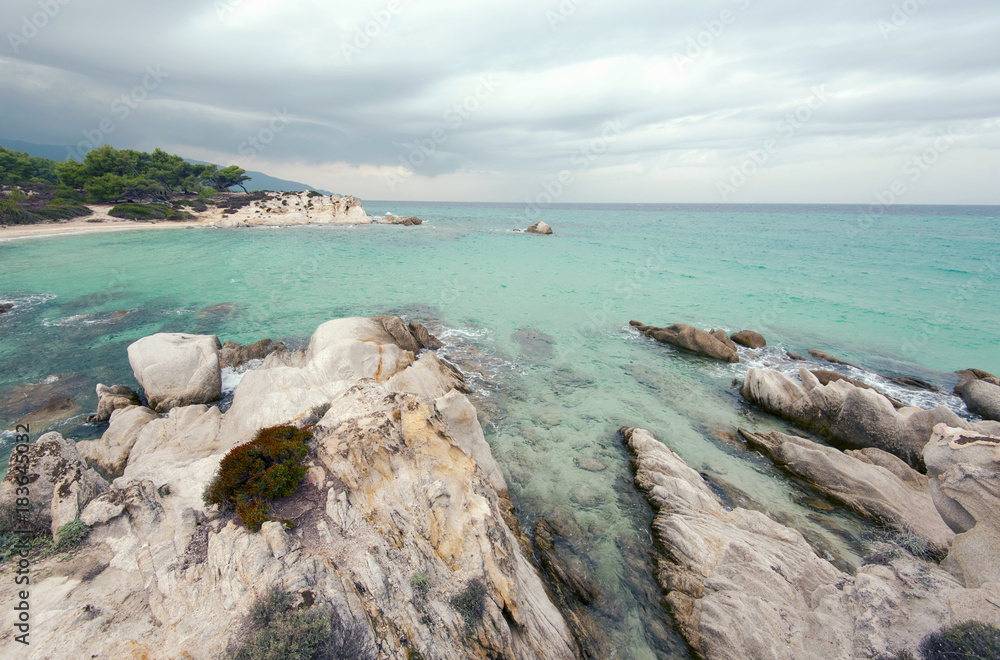 Azure sea, amazing nature background Azure sea, amazing nature background