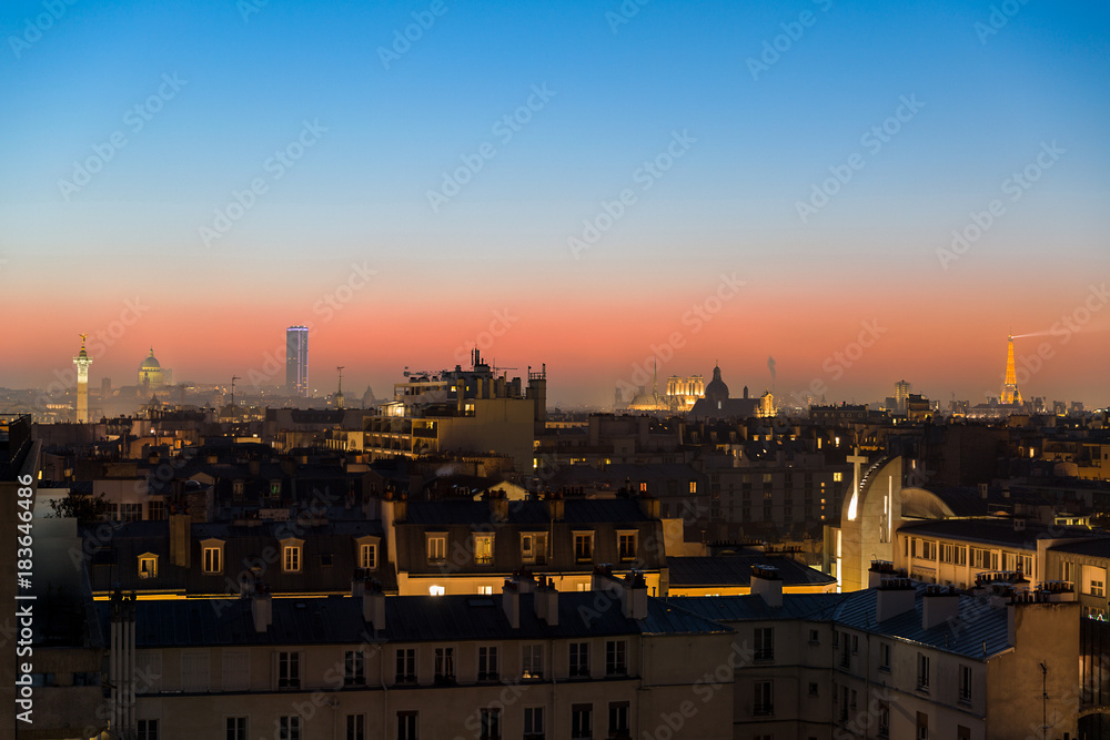 Sunset a Paris