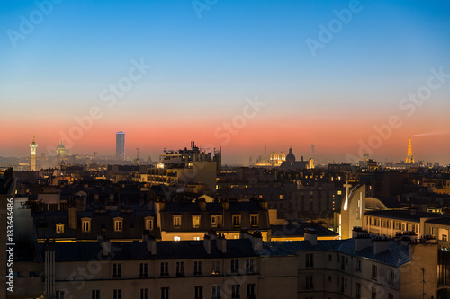 Sunset a Paris