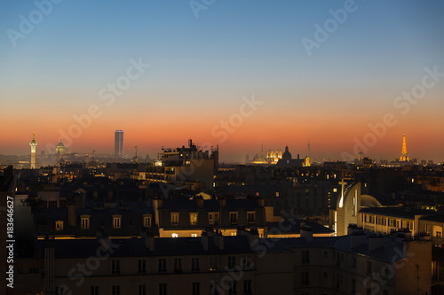 sunset a Paris