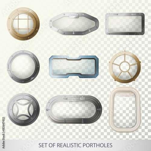 Ship bull’s-eye window or porthole for submarine