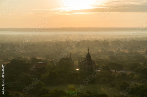 Bagan Temples at Sunrise, Myanmar