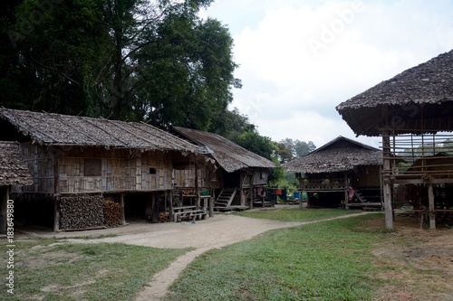 Palong houses, Baan Tong Luang, Thailand