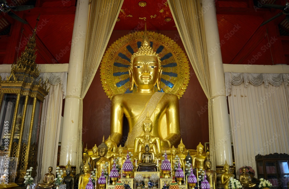 Buddha at Wat Phra Singh, Chiang Mai, Thailand